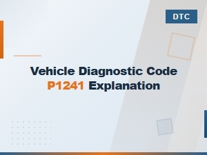 Vehicle Diagnostic Code P1241 Explanation